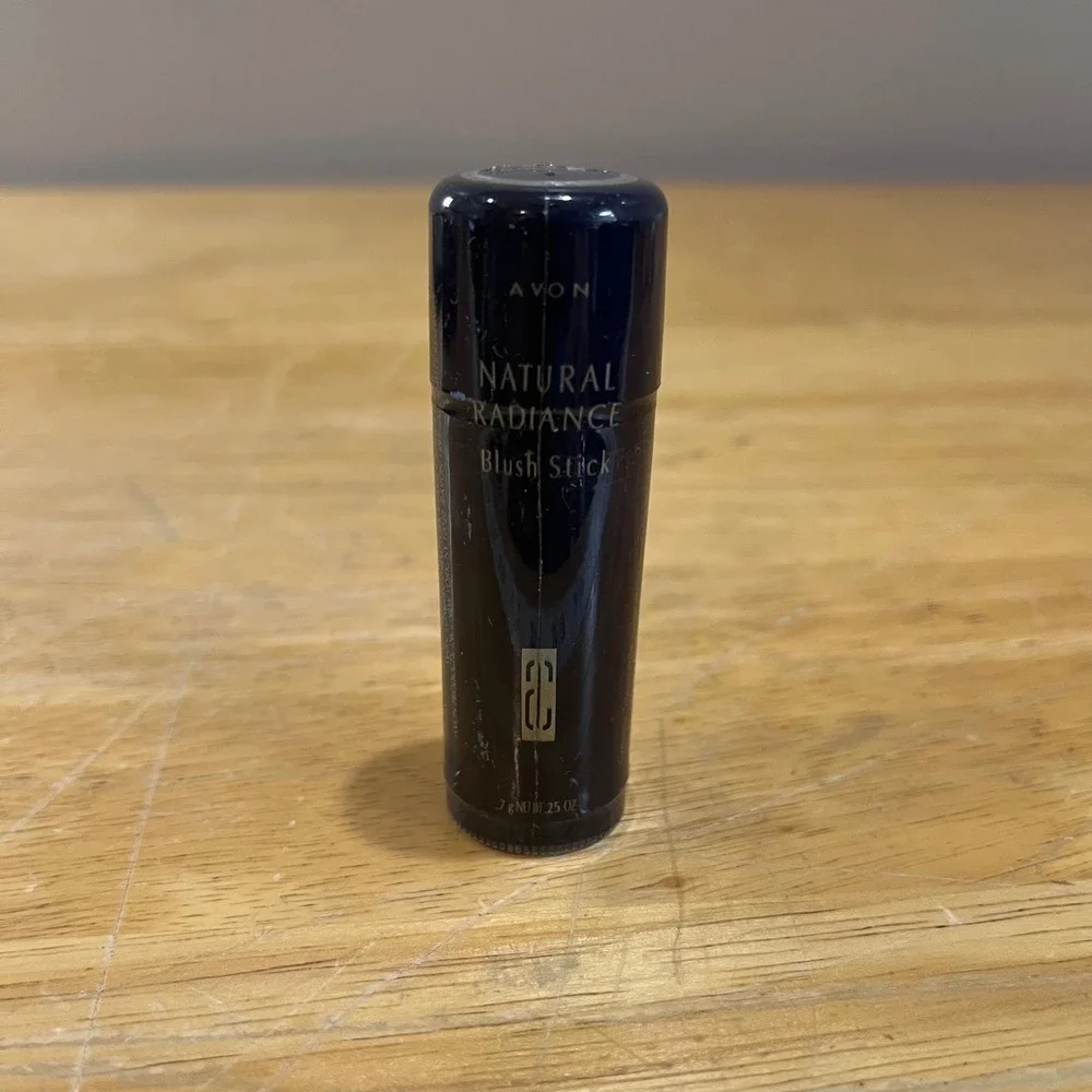 Vtg 1997‎ Avon Natural Radiance Blush Stick Barely Rose (C) 90s Retro Makeup 7g